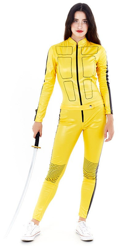 Disfraz de Kill Bill Amarillo para Mujer