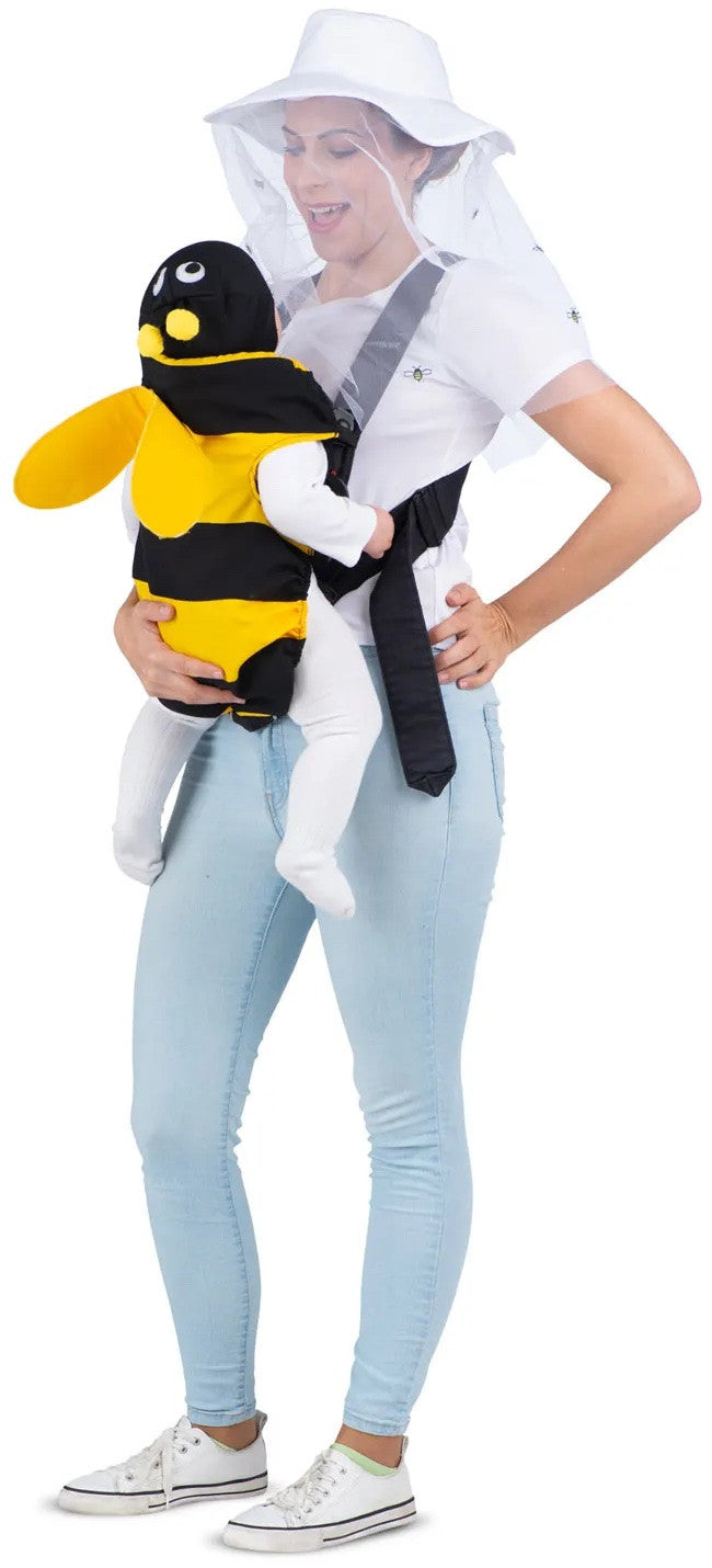 Disfraz de Apicultor con Abeja Cubremochila para Bebé y Adulto