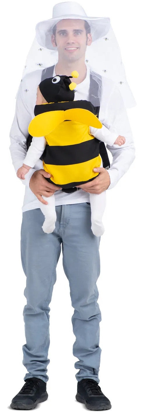 Disfraz de Apicultor con Abeja Cubremochila para Bebé y Adulto