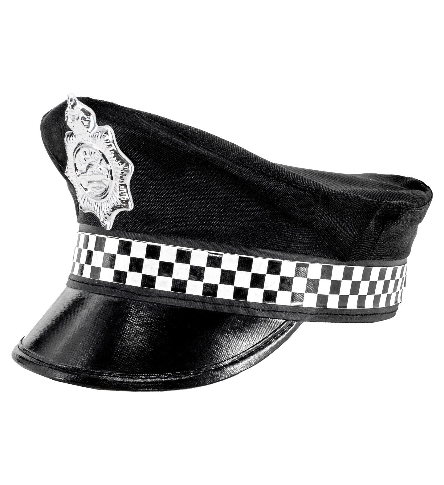 Gorra Policía con Cuadros