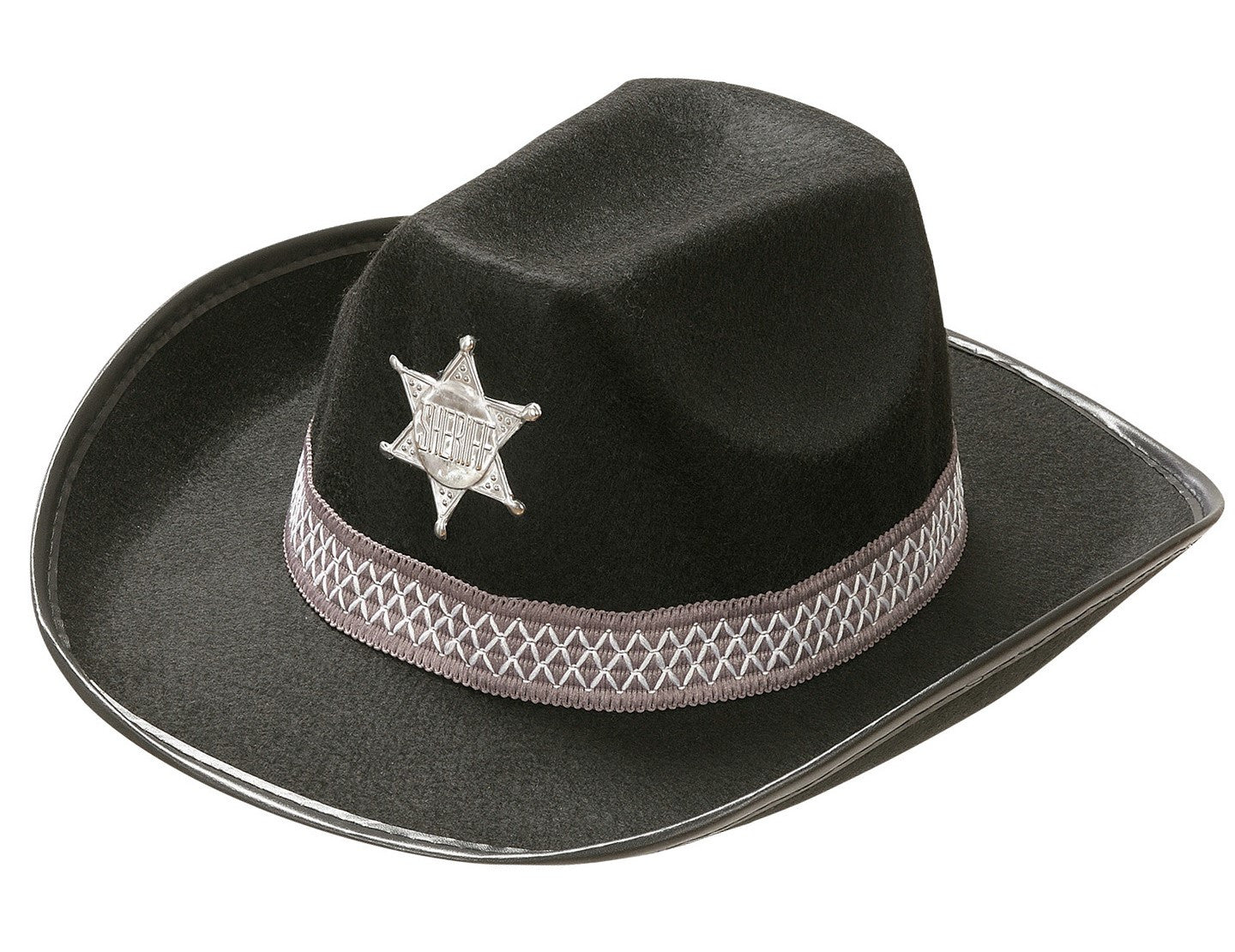 Sombrero de Sheriff Negro Infantil