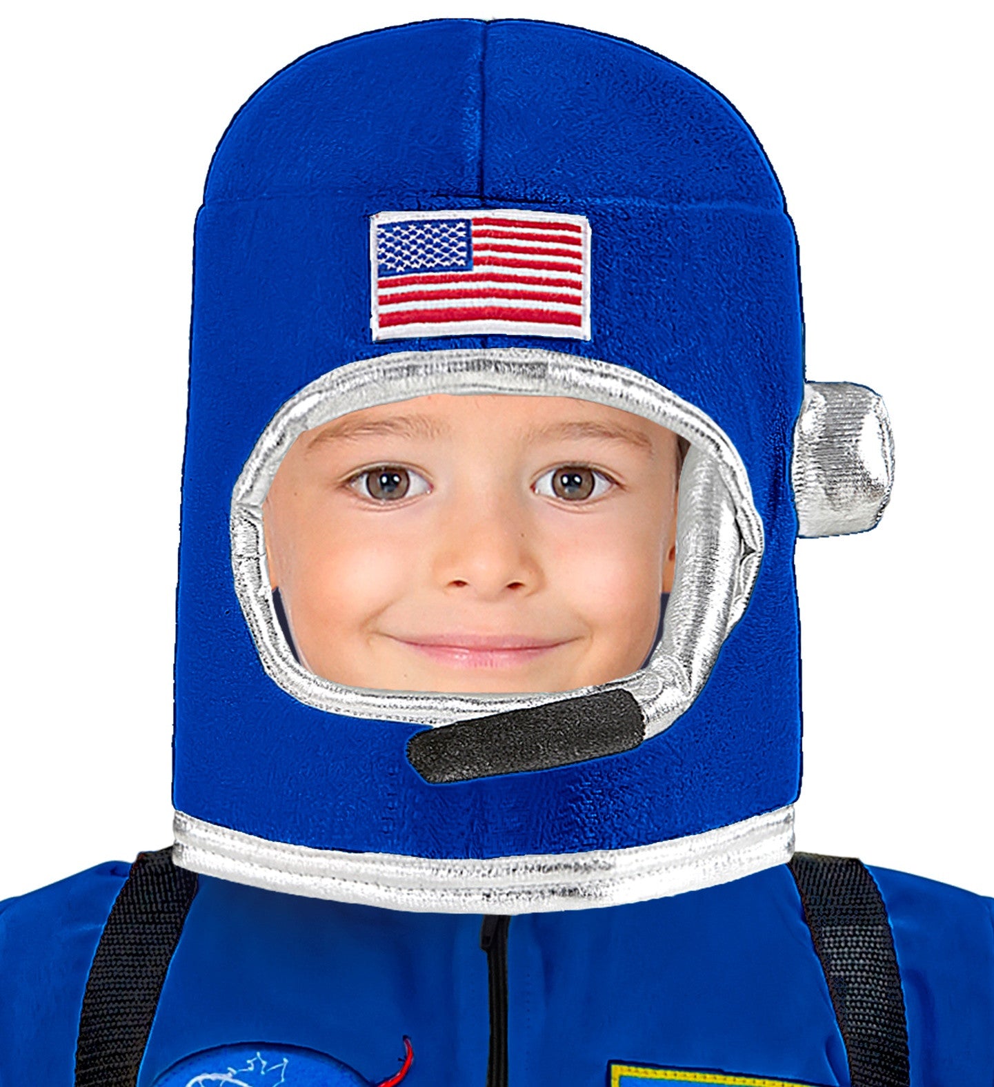 Casco de Astronauta Azul de Tela Infantil