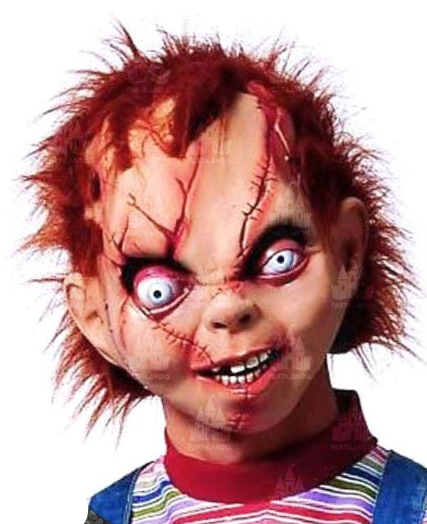 Máscara de Chucky el Muñeco Diabólico con Pelo