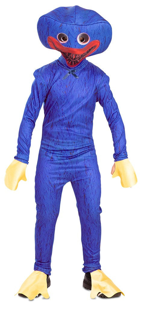 Disfraz de Monstruo Huggy Wuggy Azul para Niño