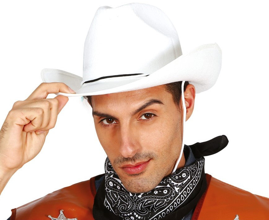 Sombrero de Cowboy Blanco