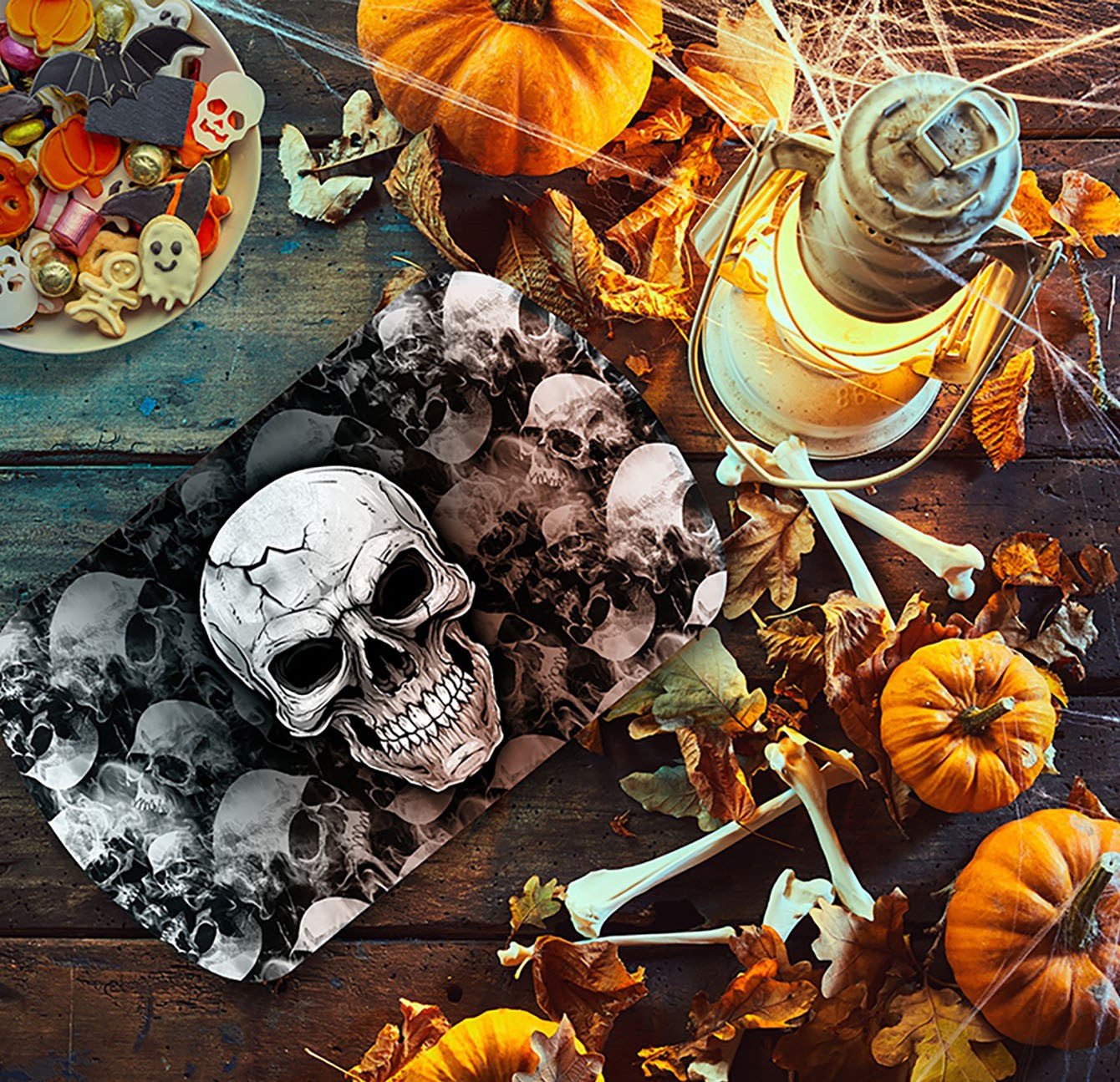 Bandeja de Calaveras de Halloween