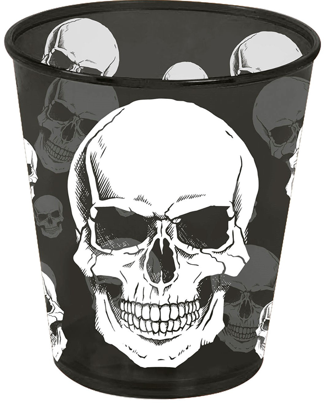 Vaso de Calaveras de Plástico