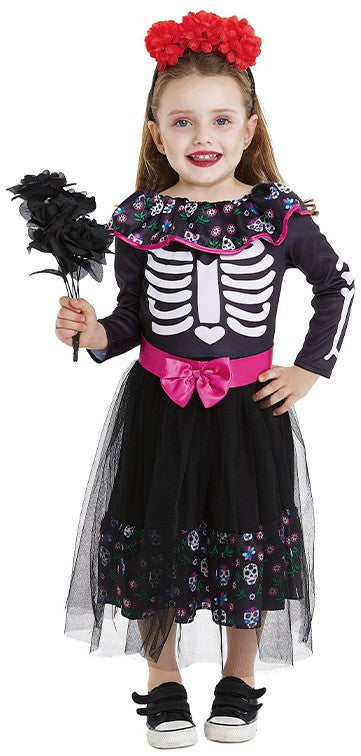 Disfraz de Esqueleto Catrina Infantil