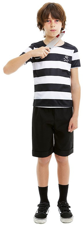 Disfraz de Pugsley Familia Addams para Niño