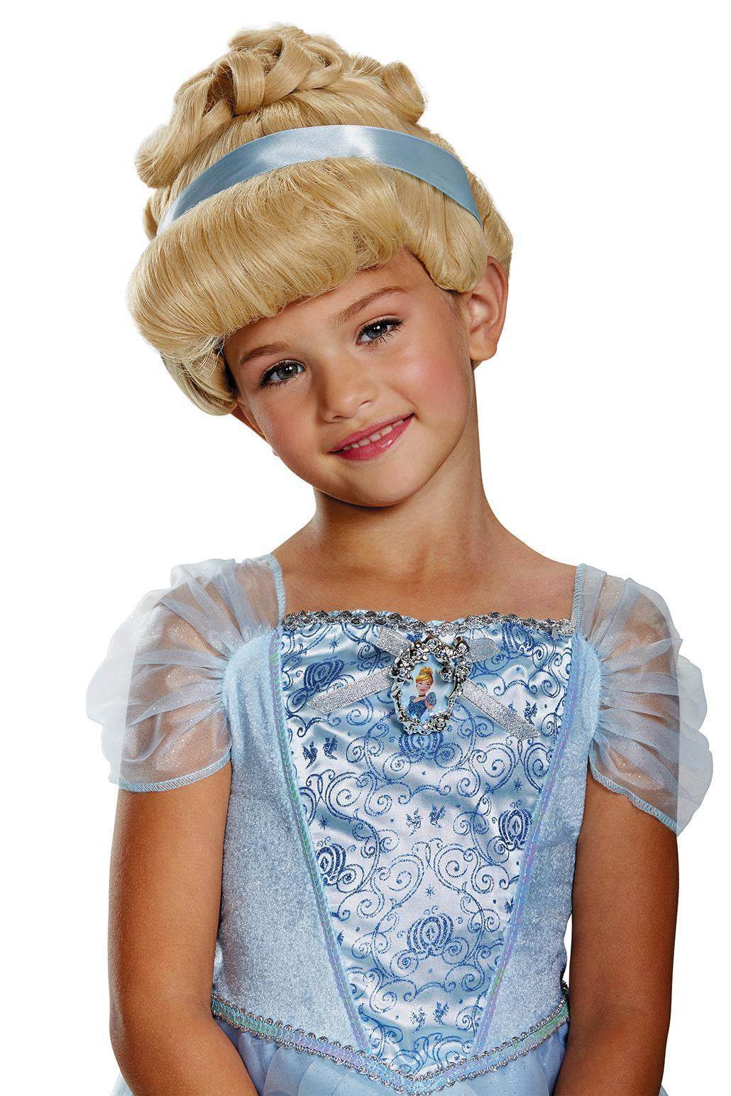 Peluca de Cenicienta Oficial Disney para Niña