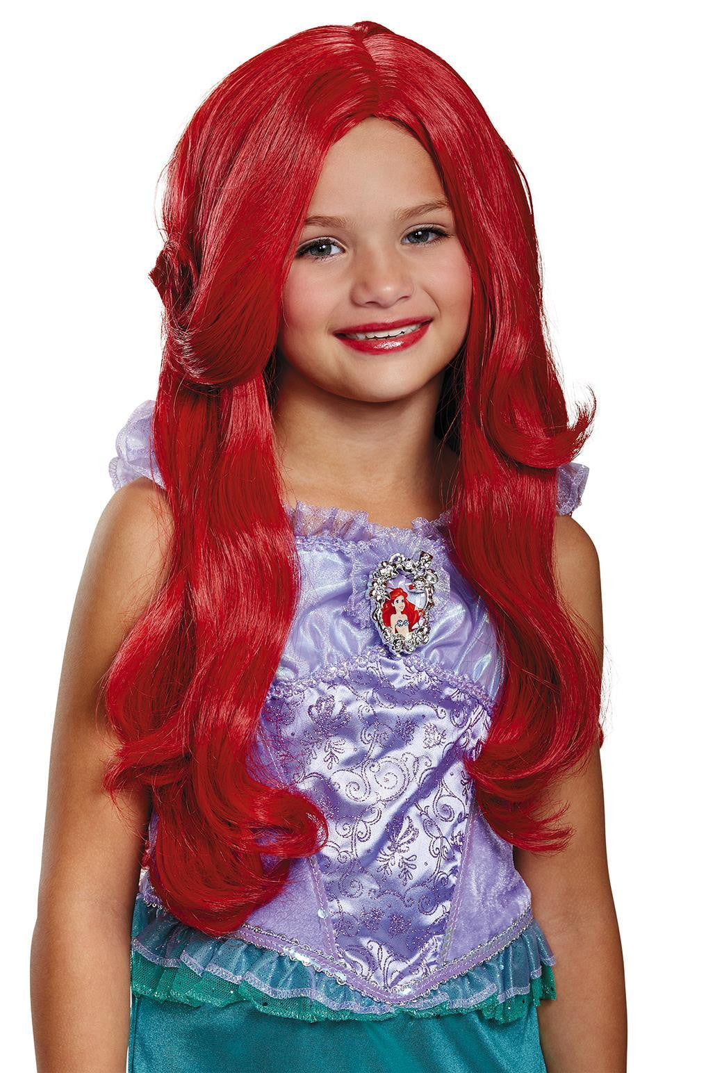 Peluca de la Sirenita Ariel Oficial Disney para Niña