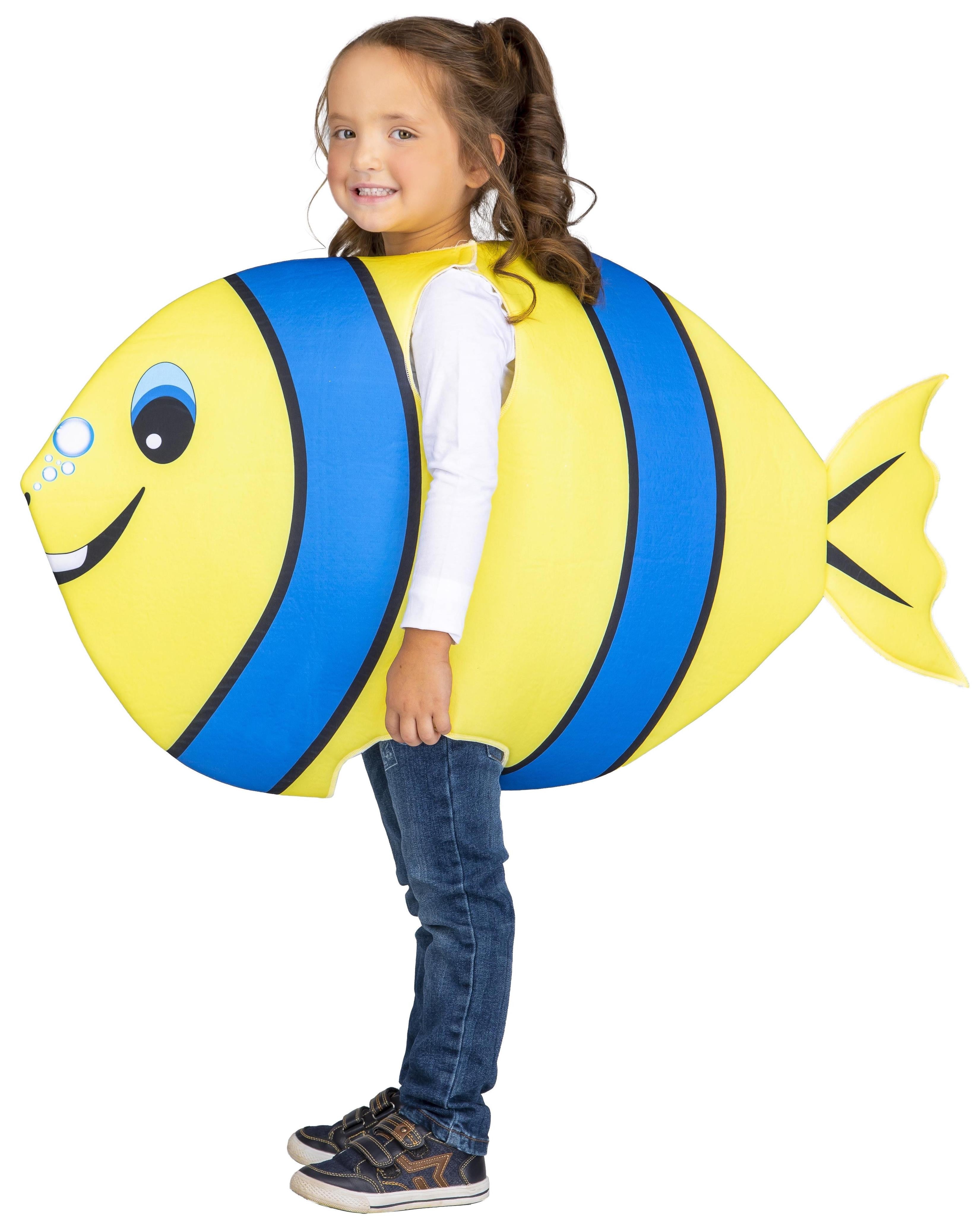 Disfraz de Pez Amarillo y Azul Infantil