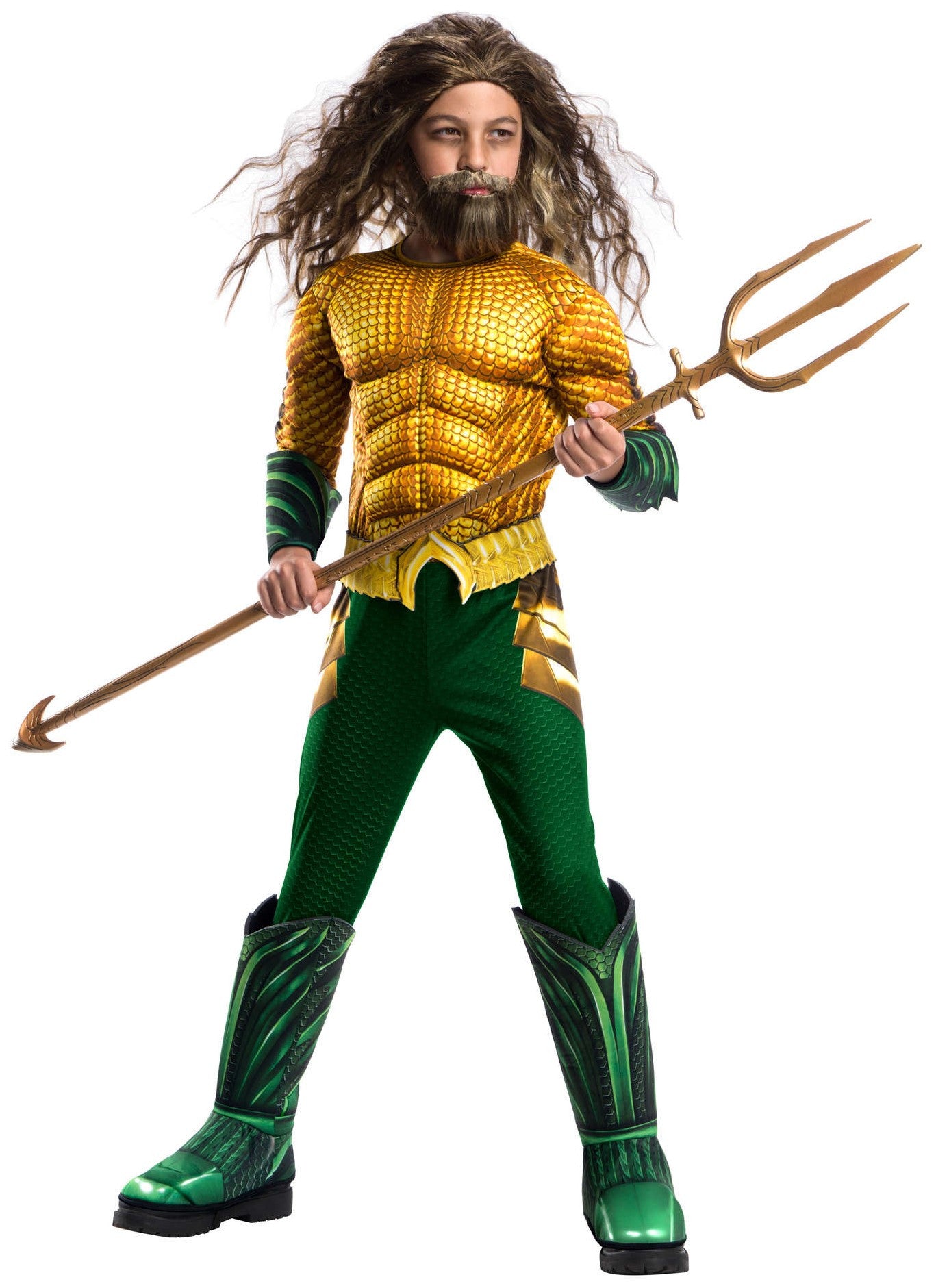 Disfraz de Aquaman Musculoso para Niño