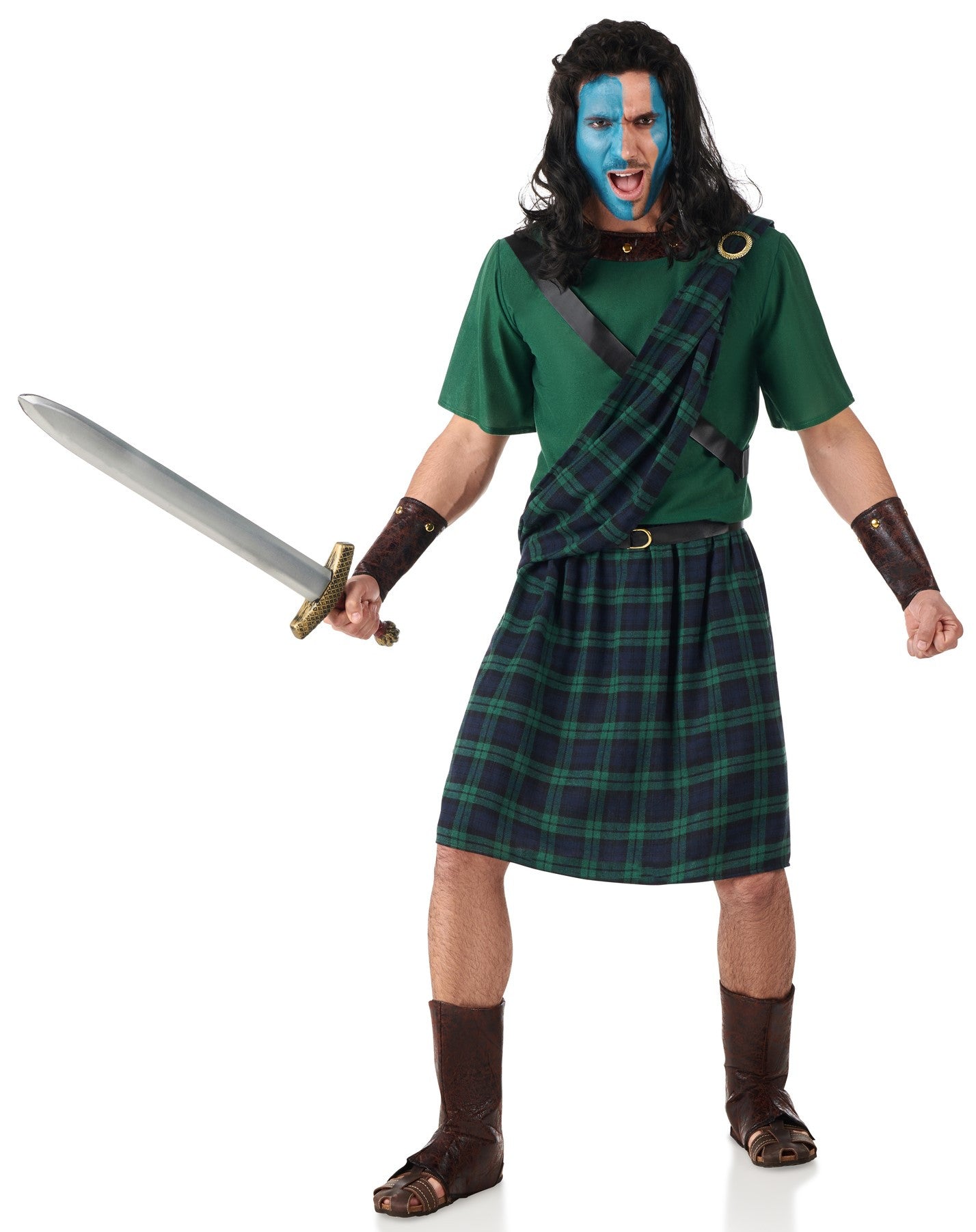 Disfraz de Escocés Braveheart para Hombre