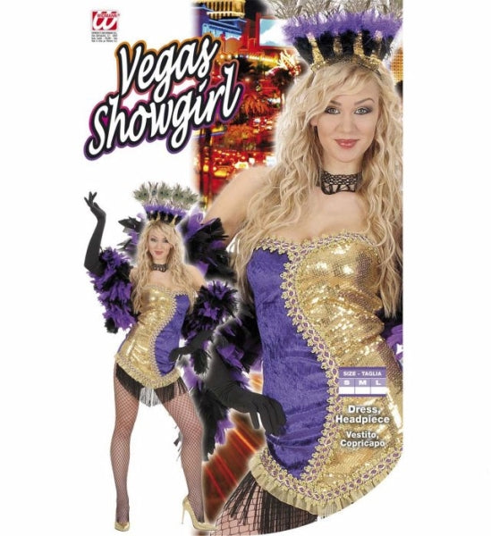 Disfraz de Vegas Showgirl 