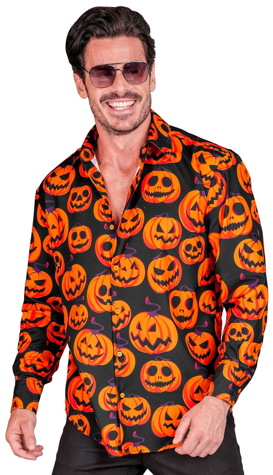 Camisa de Calabazas de Halloween para Hombre