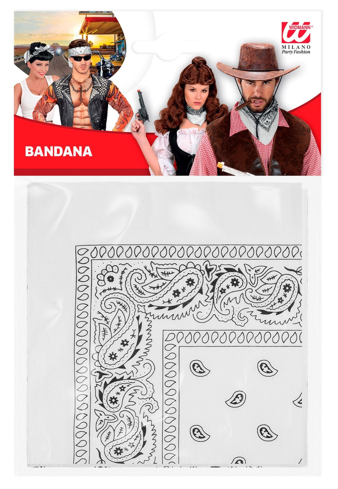 Pañuelo Bandana Blanco para Adulto