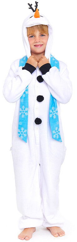 Disfraz de Pijama Muñeco de Nieve Olaf Infantil