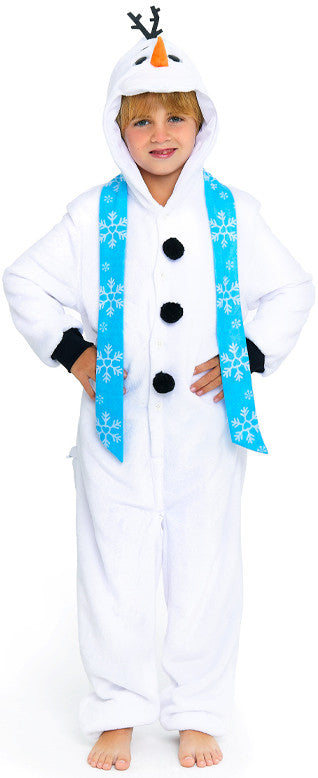 Disfraz de Pijama Muñeco de Nieve Olaf Infantil