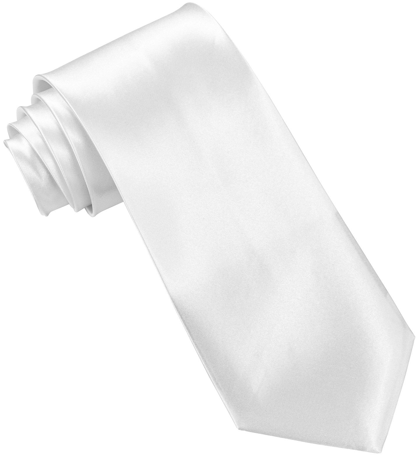 Corbata de Raso Blanca