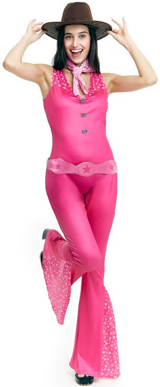 Disfraz de Barbie Vaquera Fucsia para Mujer