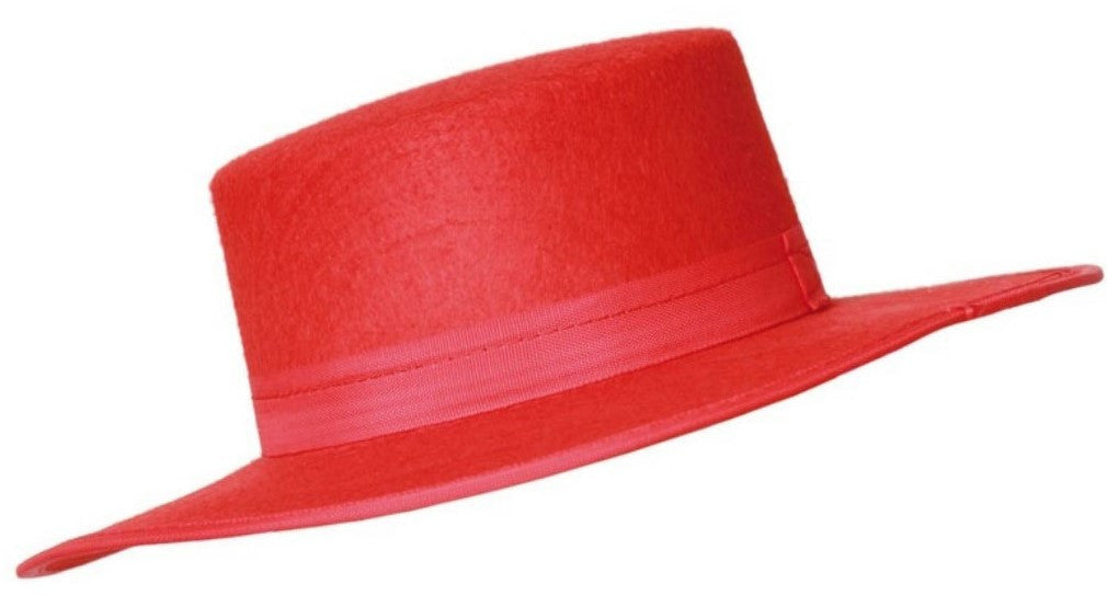 Sombrero de Cordobés Rojo para Adulto