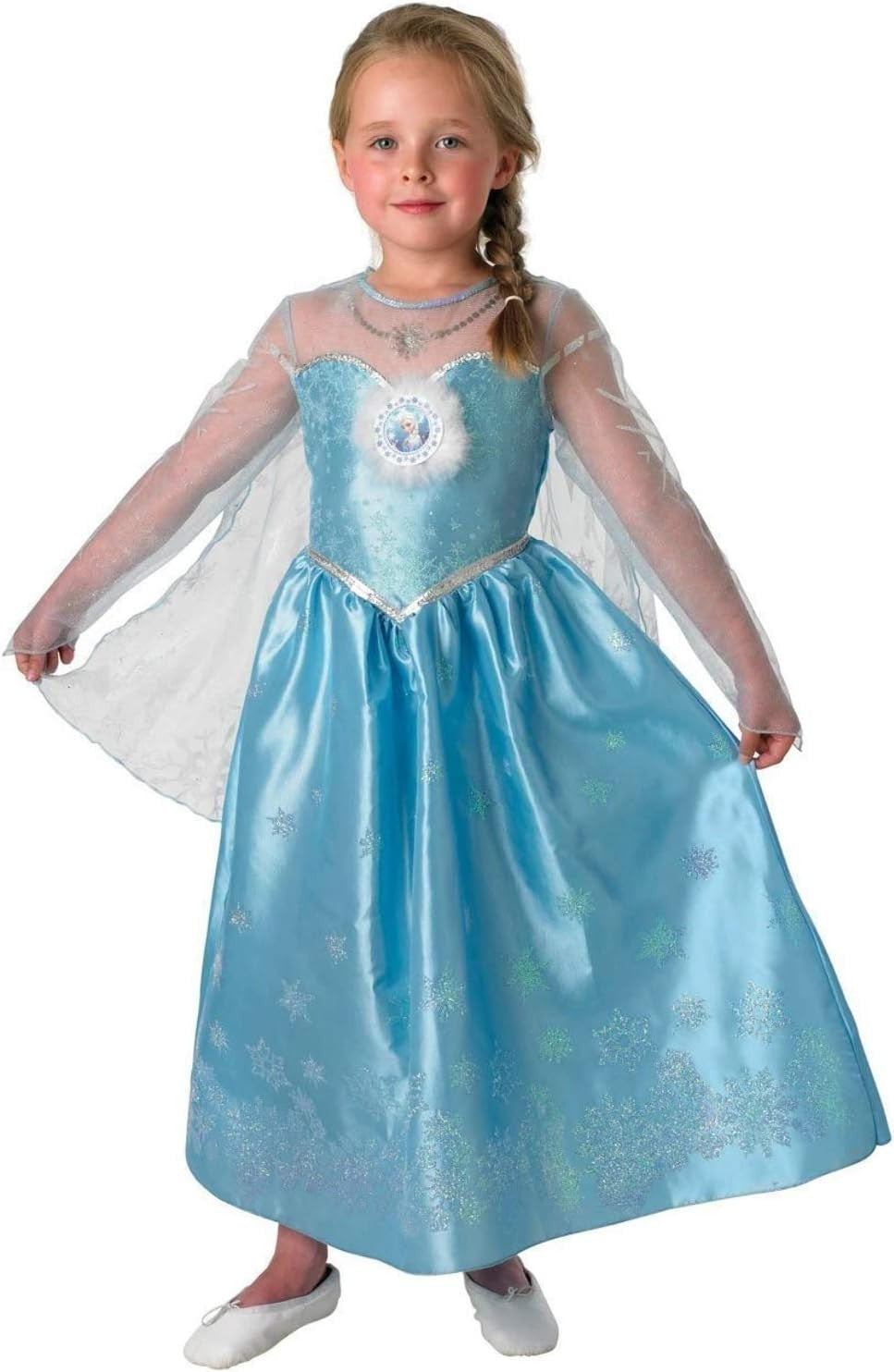 Disfraz de Elsa Frozen Lujo para Niña