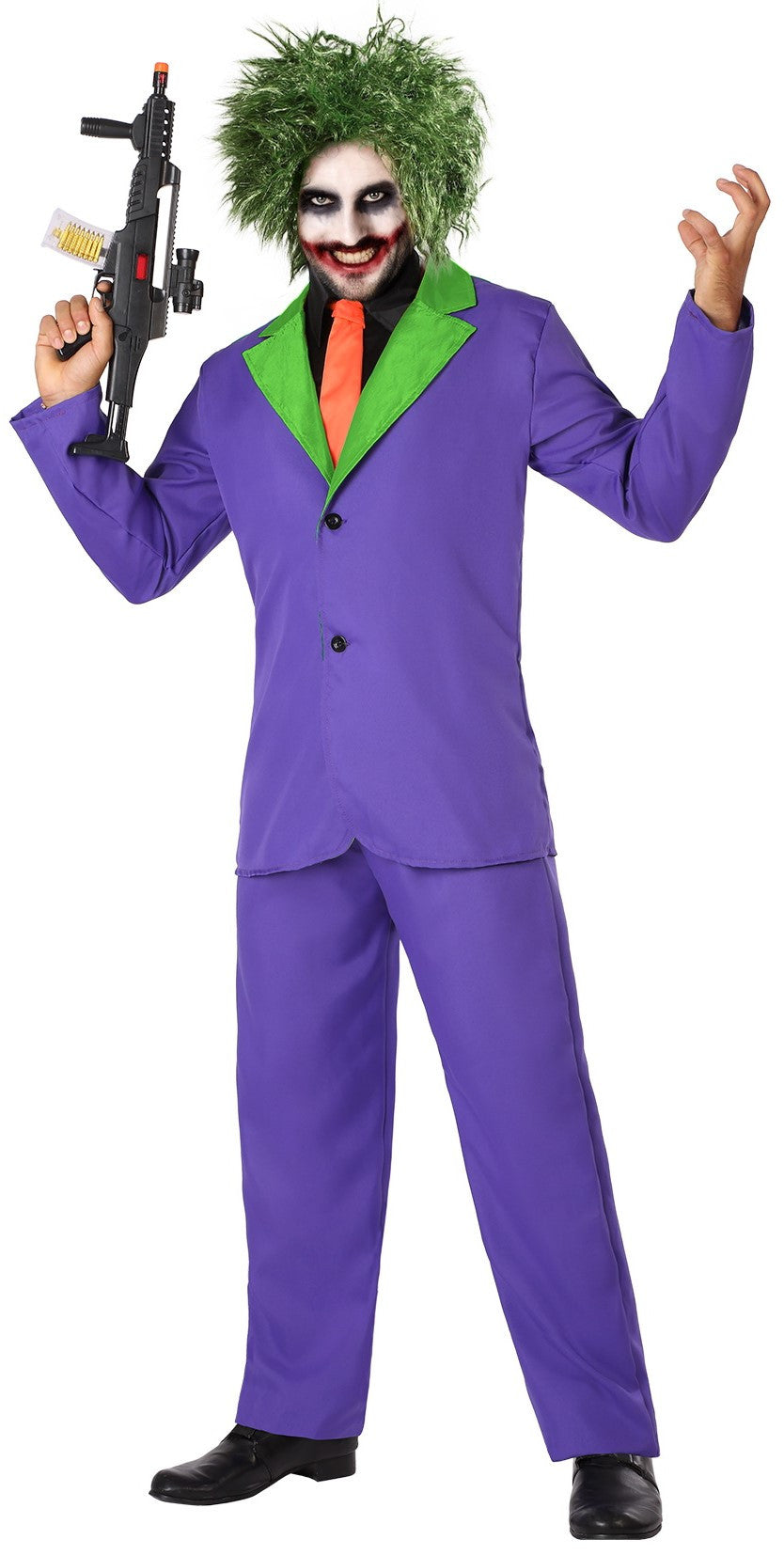 Disfraz de Joker Morado para Hombre