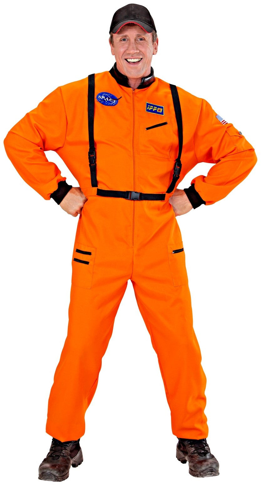 Disfraz de Astronauta Naranja para Hombre