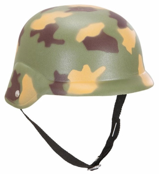 Casco de plastico duro, Camuflaje