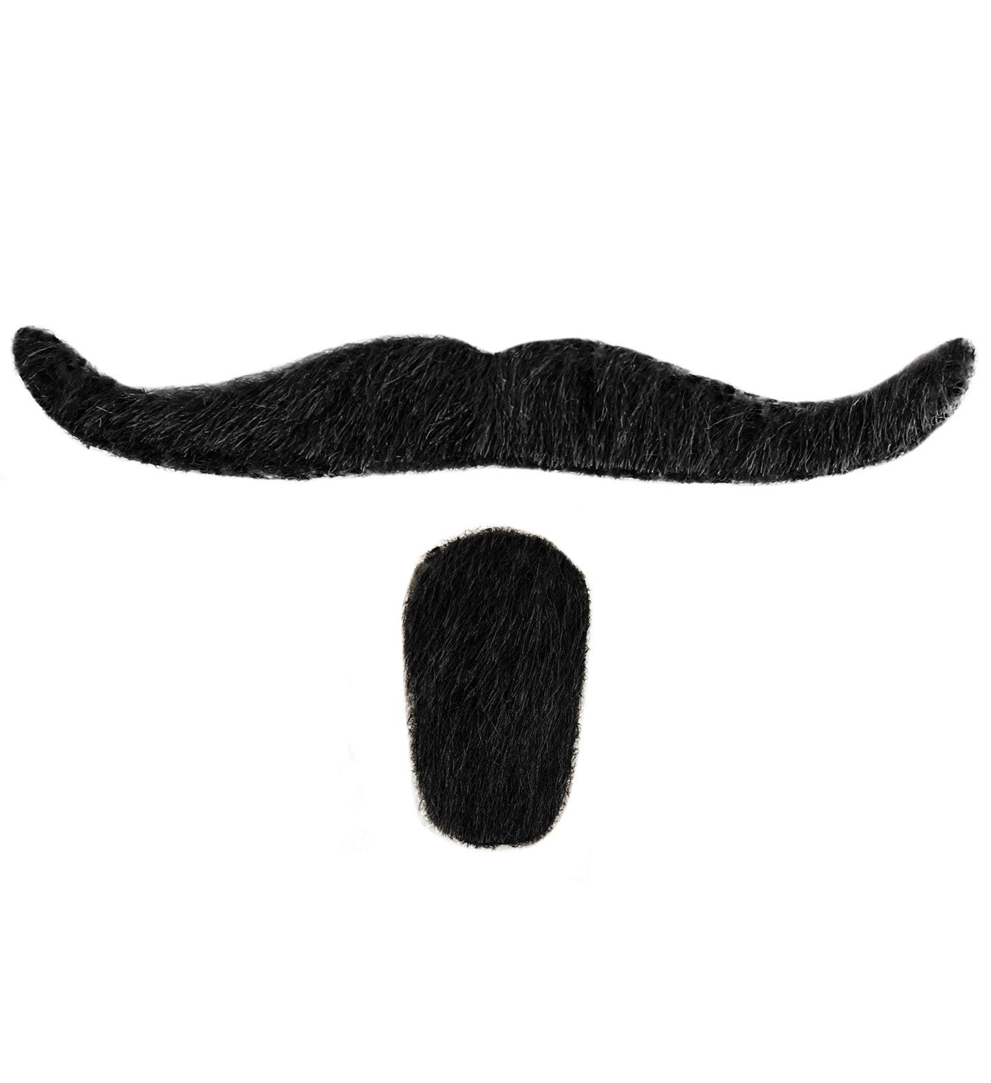 Bigote con perilla en negro