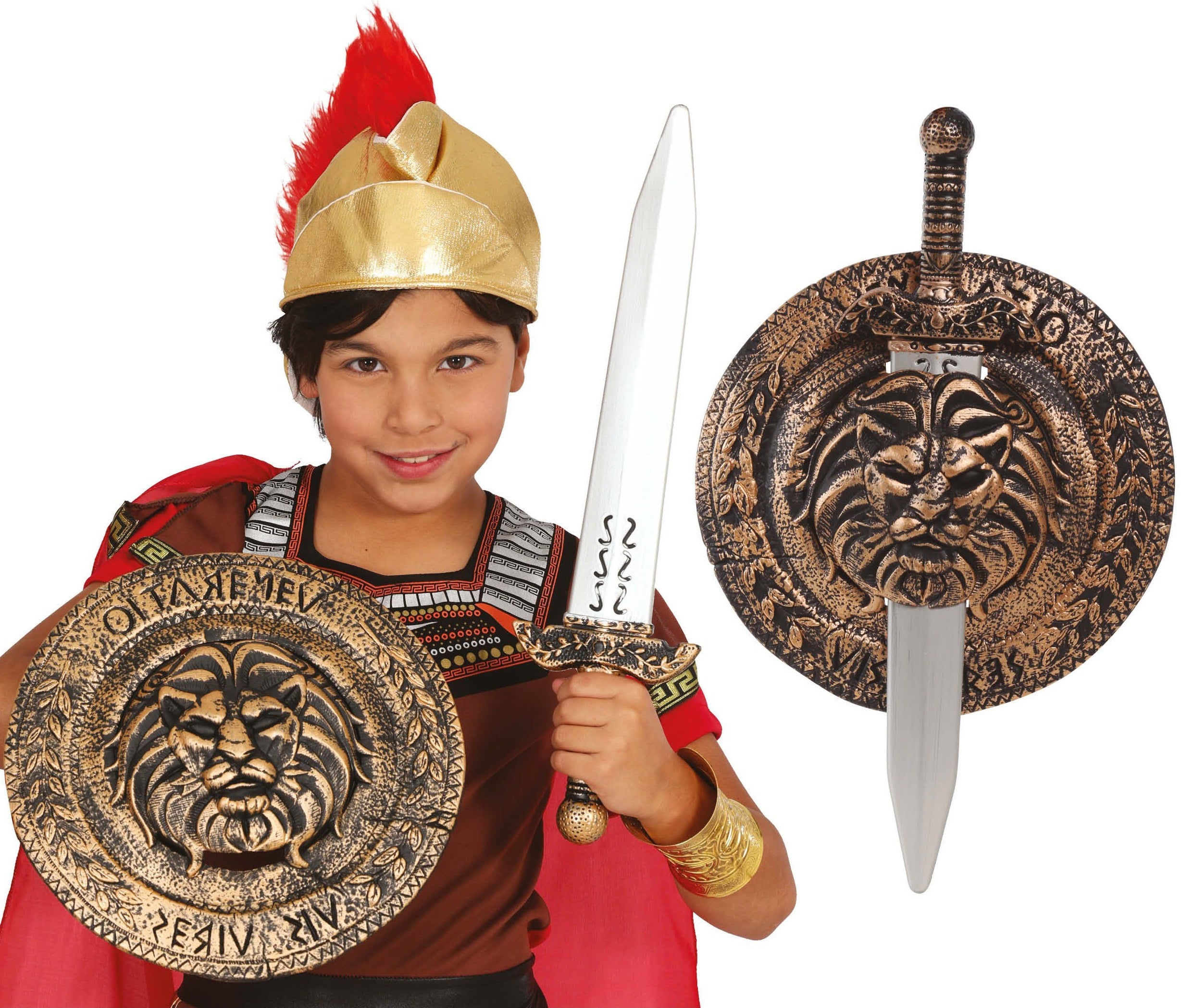 Espada y Escudo Romanos para Niños