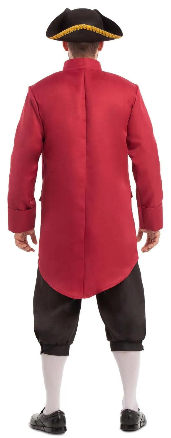 Disfraz de Colono Americano Rojo para Hombre