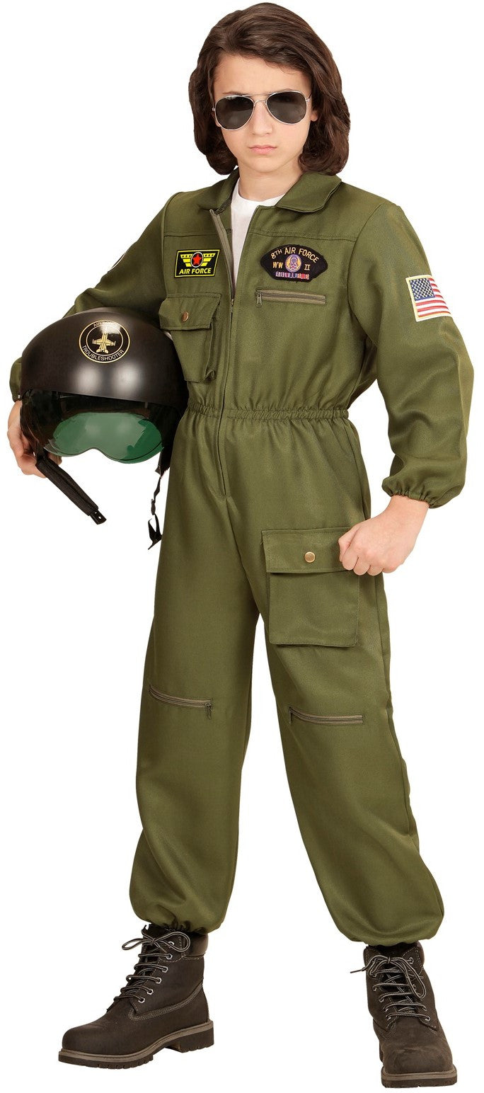 Disfraz de Piloto de Combate Unisex Infantil