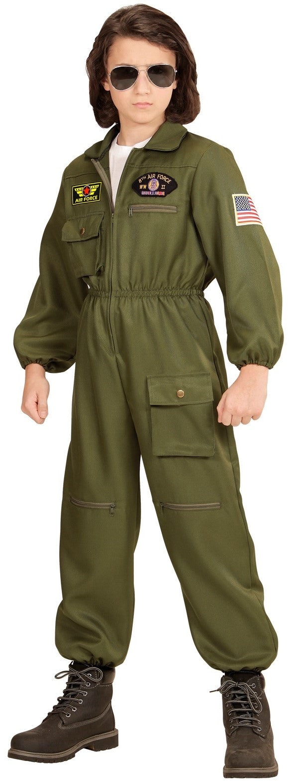 Disfraz de Piloto de Combate Unisex Infantil