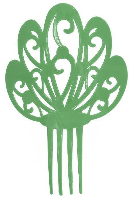 Peineta de Flamenca Verde