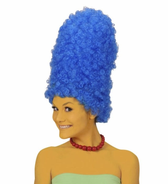 Peluca de Marge Simpson Azul