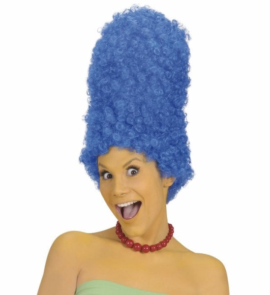 Peluca de Marge Simpson Azul