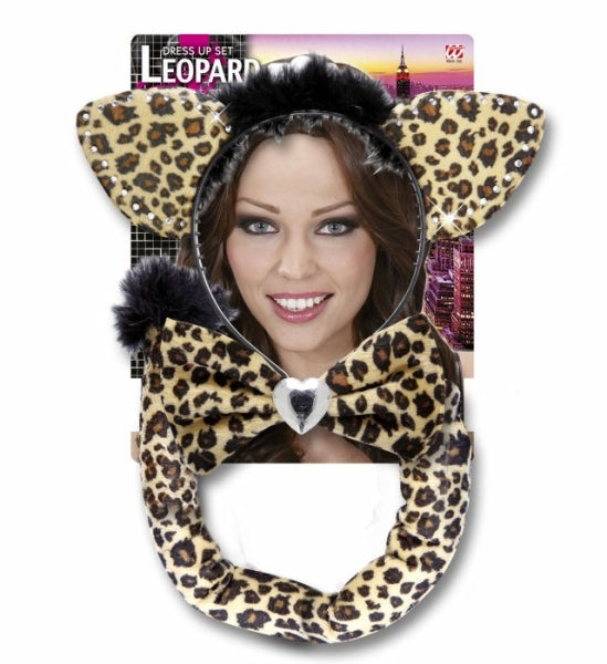 Set de Leopardo con Brillantes