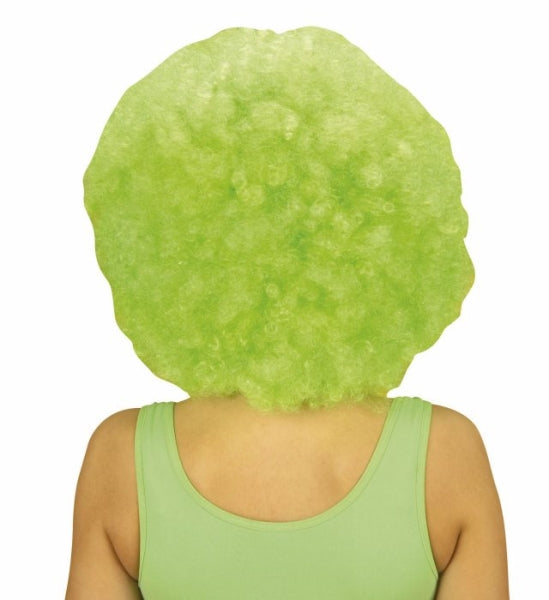 Peluca Afro Verde Lujo