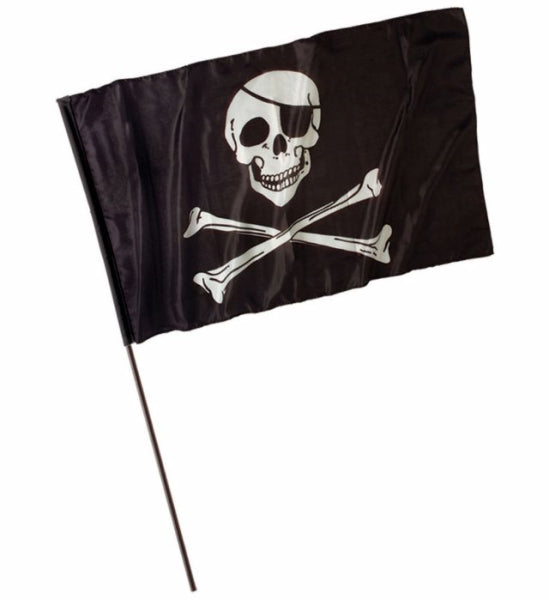 Bandera Pirata con mastil