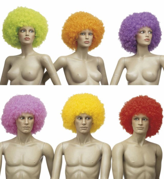 Peluca Afro en Diferentes Colores