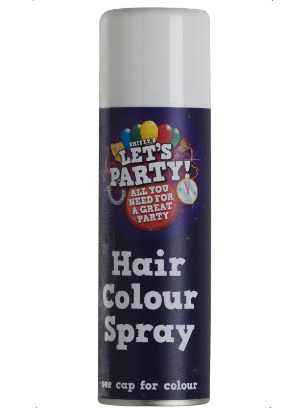 Spray para el pelo en blanco