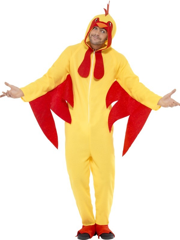 Disfraz de Pollo Amarillo Unisex para Adulto