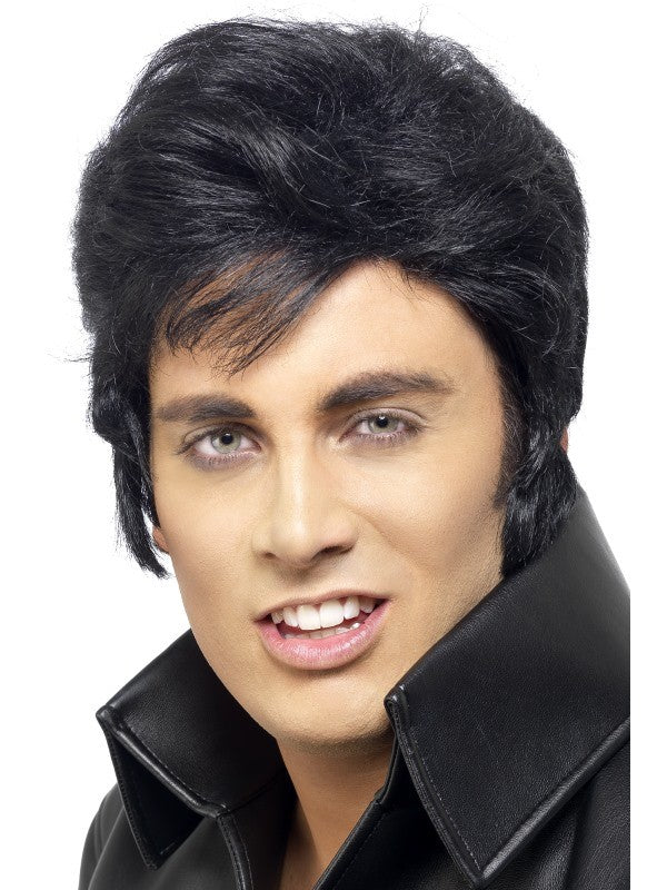 Peluca de Elvis Presley Morena