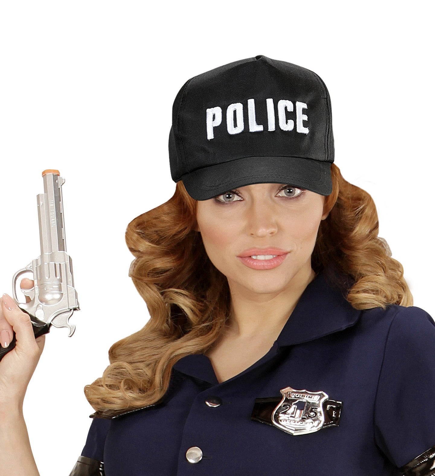 Gorra Visera con Bordado de Policía