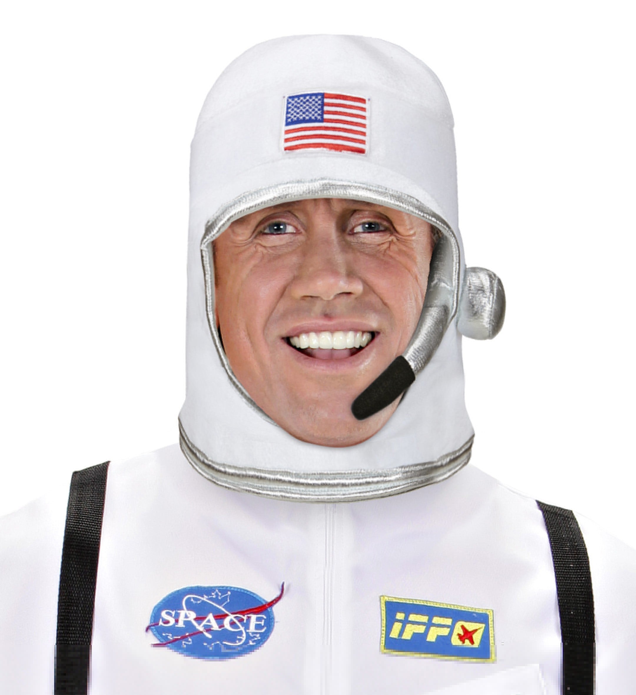 Gorro de Astronauta Blanco con Micro