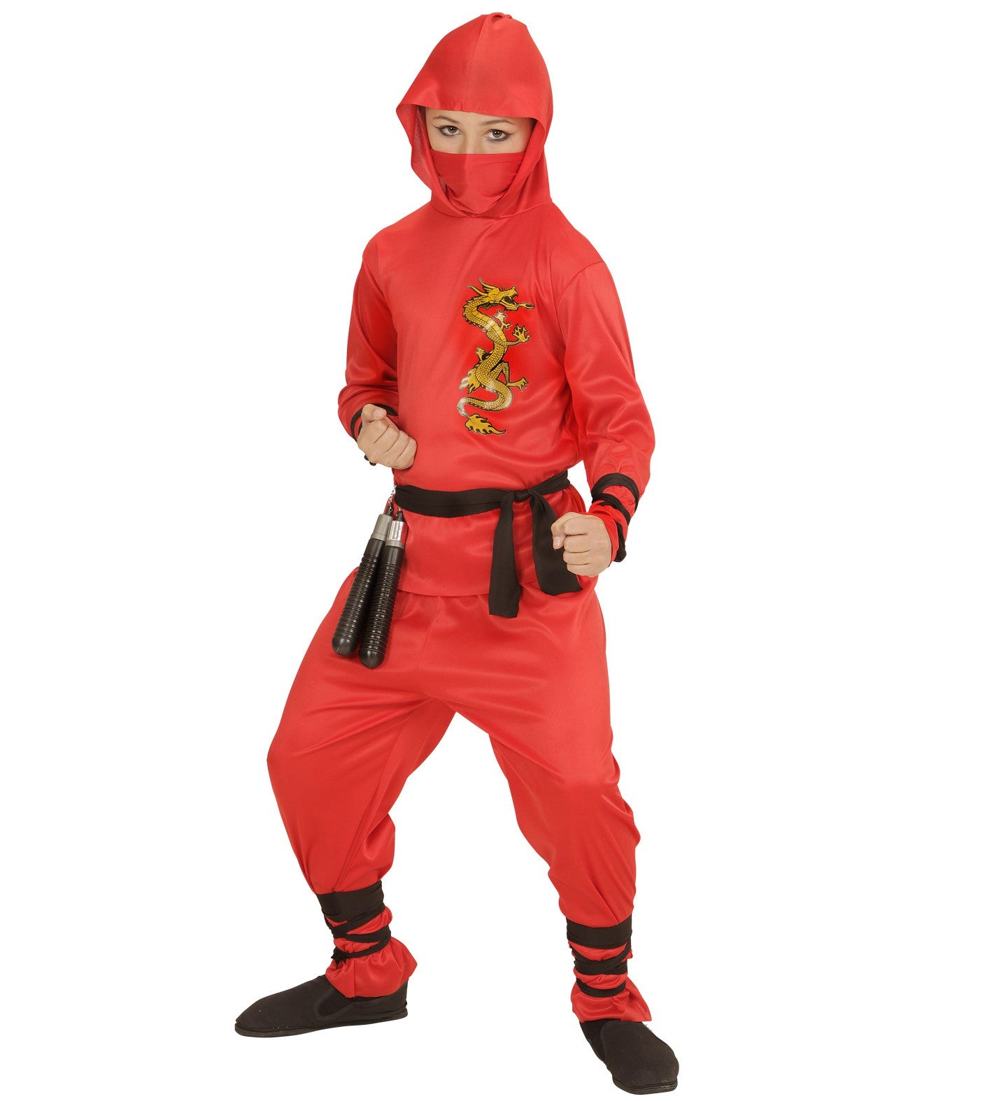 Disfraz de Dragon Ninja Rojo para Niños