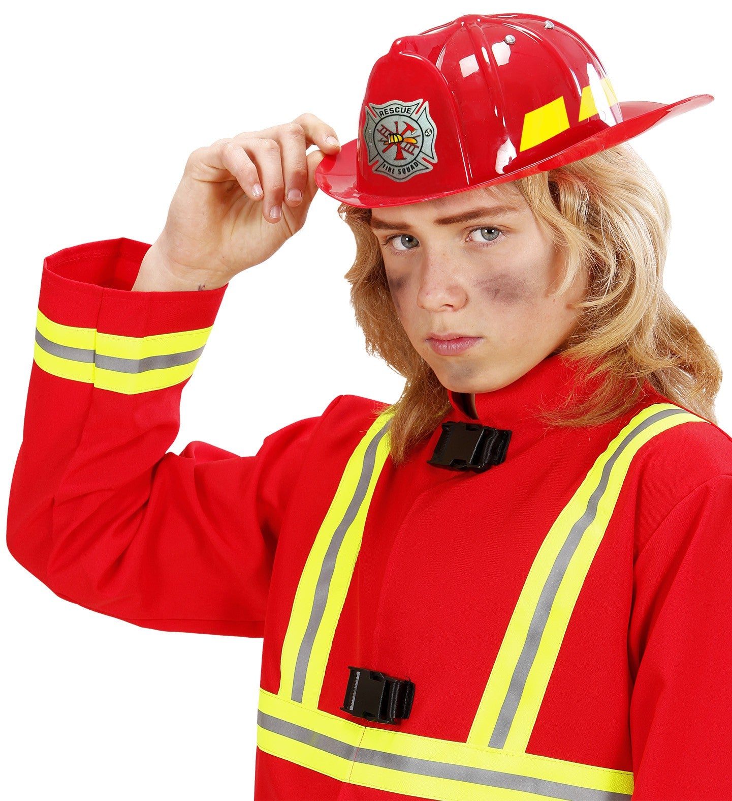 Casco Bombero Infantil Plástico Duro