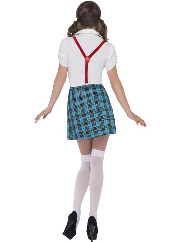 Disfraz de Colegiala Sexy Azul